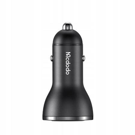 MCDODO MOCNA SZYBKA ŁADOWARKA SAMOCHODOWA MIERNIK 2X USB USB-C 95W LED