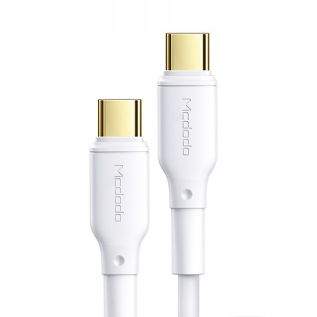 Kabel do telefonu McDodo, USB-C PD 2.0 QC 4.0 5A 100W 1,2m Biały