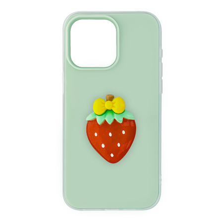 Nakładka Fruit 2in1 do iPhone 15 Pro 6,1" zielona