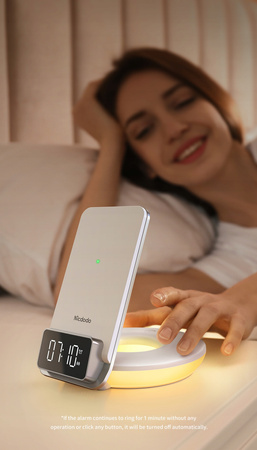 Încãrcãtor inductiv Mcdodo, 2 în 1, suport, suport telefon, alb