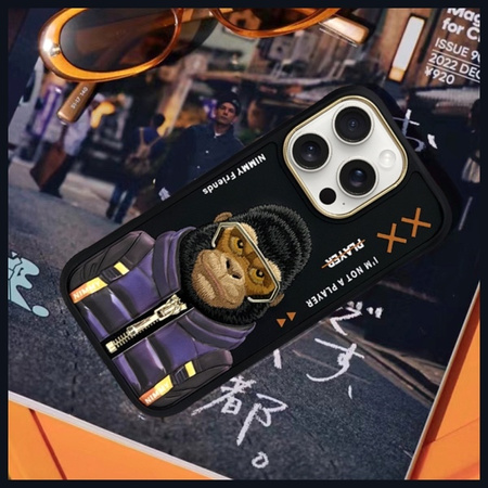 NIMMY ETUI COOL&CUTE 2.0 MONKEY DO IPHONE 16 PRO 6.3 WYSOKA OCHRONA I STYL