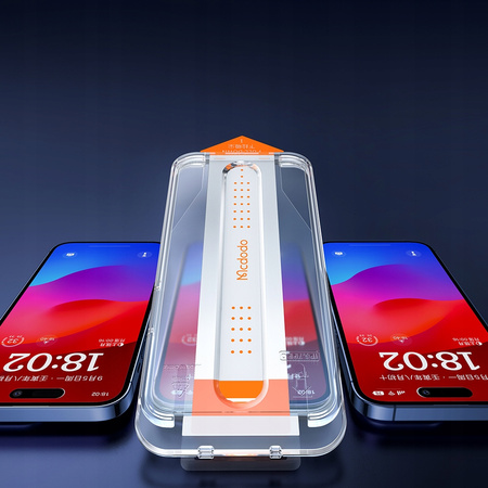 Husã MCDODO EZ PASTE din sticlã securizatã, rezistentã, pentru iPhone 15 Pro Max