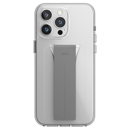 UNIQ ETUI CASE HELDRO MOUNT DO IPHONE 15 PRO Z FUNKCJĄ STAND PRZEZROCZYSTE