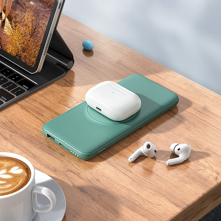 Mcdodo 10000mAh PD 3.0 powerbank for iPhone, Magnetic charging, Green MC-8771