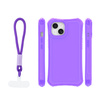 Nakładka SafePop ze smyczą do iPhone 15 6,1" fioletowa