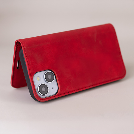 Etui Smart Suede do iPhone 7 / 8 / SE 2020 / SE 2022 czerwone