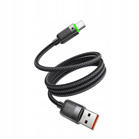 MCDODO USB-C FAST CHARGING CABLE FOR SAMSUNG XIAOMI TYPE C 6A 100W 1M LED