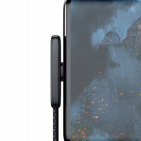 MCDODO KABEL USB-C KĄTOWY SZYBKIE ŁADOWANIE USB TYP C 3A 65W CZARNY 2M