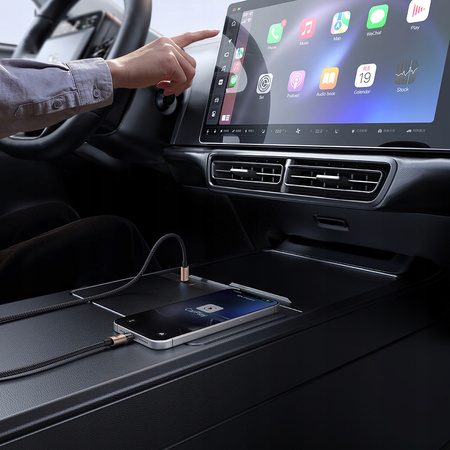 MCDODO KABEL USB-C SZYBKIE ŁADOWANIE DO IPHONE LIGHTNING 36W 1M LED ZŁOTY