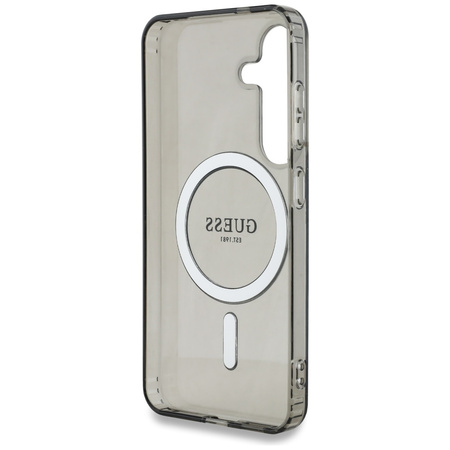 GUESS ETUI GLITTER CIRCLE CLASSIC LOGO DO MAGSAFE DO SAMSUNG GALAXY S25
