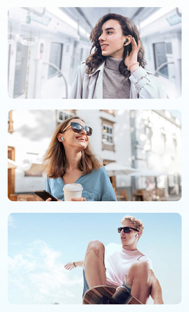 Mcdodo Kabellose In-Ear-Kopfhörer mit ENC-Ladecase, Blau