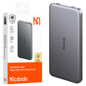 MCDODO POWERBANK DO TELEFONU SZYBKIE ŁADOWANIE 10000MAH 2 X USB-C 20W