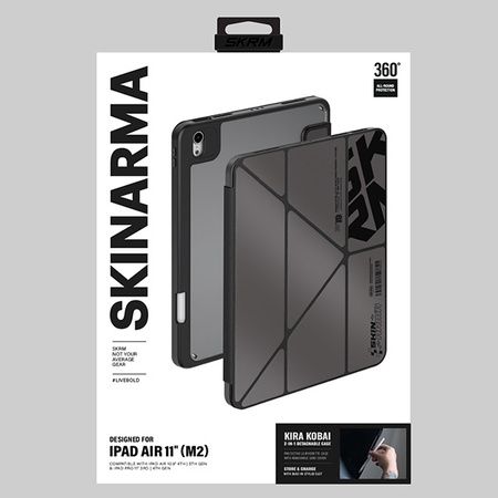 Skinarma etui Kira Kobai iPad Air 11    (M2/M3/5Gen/4Gen) gunmetal