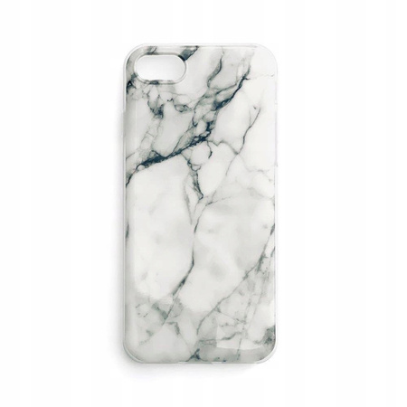 WOZINSKY POKROWIEC ETUI ŻELOWE DO SAMSUNG GALAXY S22+ S22 PLUS MARMUR BIAŁY