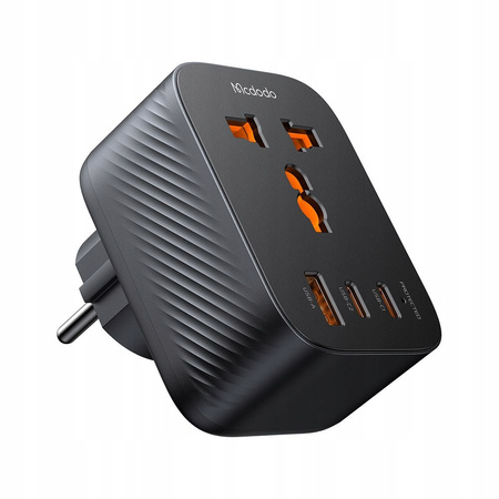 MCDODO PRZEJŚCIÓWKA ŁADOWARKA ADAPTER PODRÓŻNY WTYCZKA EU 2 USB-C 1 USB-A