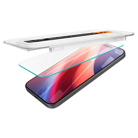 SPIGEN SZKŁO HARTOWANE GLAS.TR EZ FIT 2-PACK DO IPHONE 16 PRO MAX Z OCHRANĄ