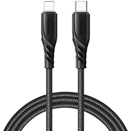 Mcdodo USB-Typ-C-Telefonkabel für iPhone, PD 20W 1,2M Schwarz