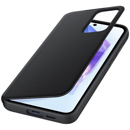 Etui Samsung EF-ZA556CBEGWW A55 5GA556 czarny/black Smart View Wallet Case