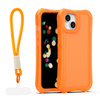 Nakładka SafePop ze smyczą do iPhone 14 6,1" pomarańczowa