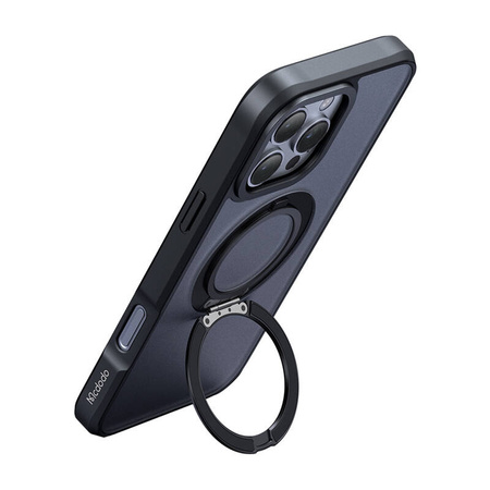 Mcdodo PC-4933 MagSafe Hülle für iPhone 16 Pro Max mit Ständer (Schwarz)