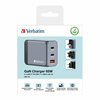 VERBATIM ŁADOWARKA GAN 65W 2xUSB-C USB-A DO TELEFONÓW, KAMER, REJESTRATORÓW
