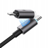 Cablu USB-C MCDODO, încãrcare rapidã 4 în 1, pentru iPhone 14 ?i MacBook, 60W, 1 m