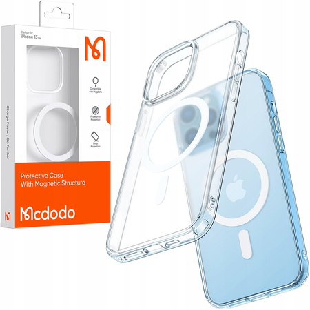 Etui do telefonu McDodo przezroczyste magnetyczne do iPhone 13 Pro Max