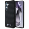 BMW ETUI LEATHER DO MAGSAFE DO SAMSUNG GALAXY S25 CARBON Z TRWAŁĄ OCHRONĄ