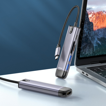 Laptop-Hub Mcdodo 6in1 USB-C HDMI 4K für MacBook
