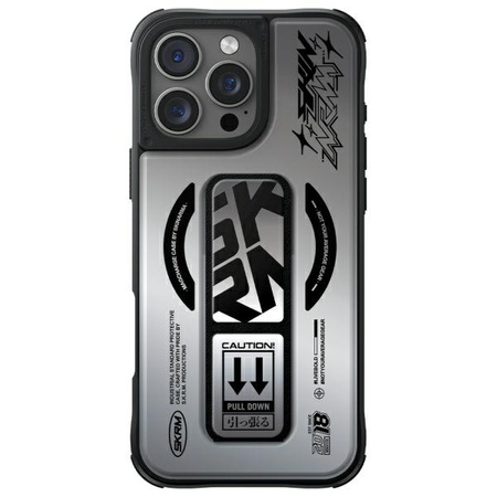 Skinarma etui Kira Kobai iPhone 16 Pro 6.3 Magnetic Charging Grip Stand chrome