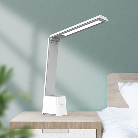 Lampa biurkowa LED 5W składana PURE FLB-110 ANDERS biało-szara Forever Light