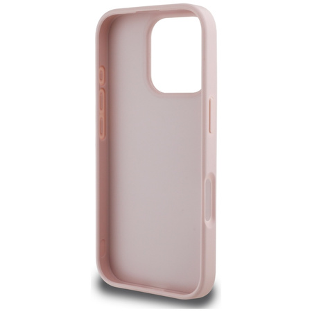 GUESS ETUI TPU DO IPHONE 16 PRO Z LOGO GRINDED BIG 4G SZYBKIE ŁADOWANIE