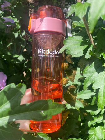 Butelka Sportowa Mcdodo, Bidon, Na wodę, BPA FREE, 1L , czarna