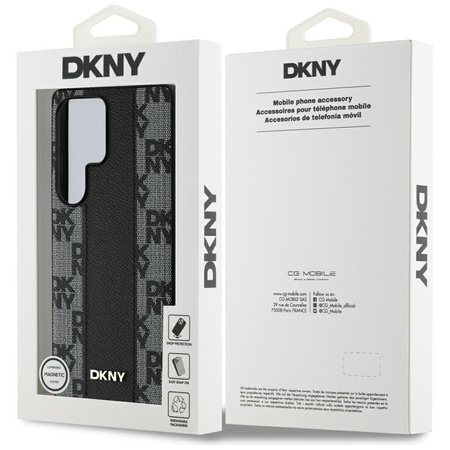DKNY ETUI SKÓRZANE CHECKERED DO SAMSUNG GALAXY S25 ULTRA DO MAGSAFE