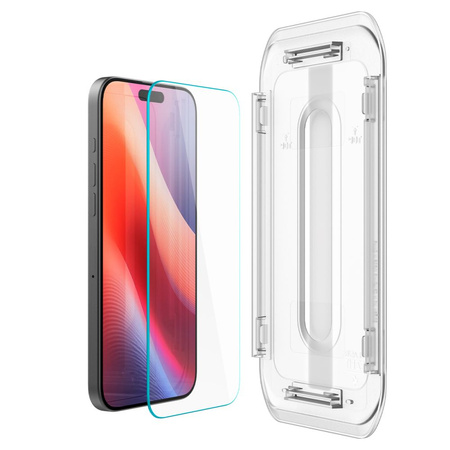 SPIGEN SZKŁO HARTOWANE GLAS.TR EZ FIT 2-PACK DO IPHONE 16 PRO MAX Z OCHRANĄ