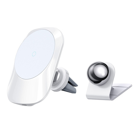 Uchwyt samochodowy Mcdodo z ³adowark¹ magnetyczn¹ do iPhone 12 13 bia³y