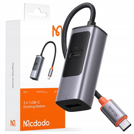 MCDODO Kabeladapter-Hub USB-C HDMI HDR eARC 4K 120Hz 8K 60Hz