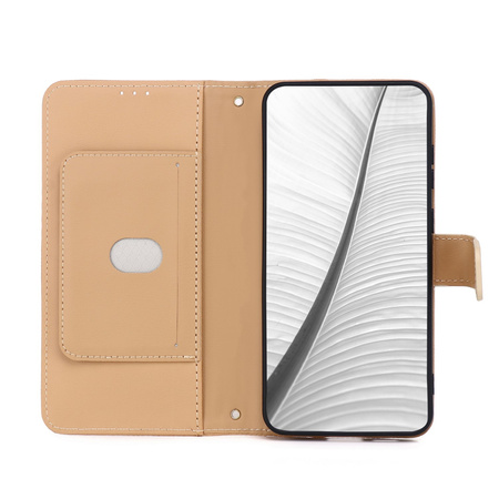 Etui Smart Triangle do Honor Magic 8 Lite brązowe