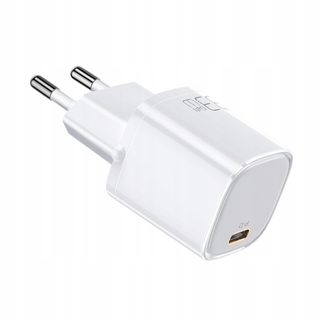 Încãrcãtor de telefon Mcdodo nano GaN, USB-C PD QC - 33W Alb