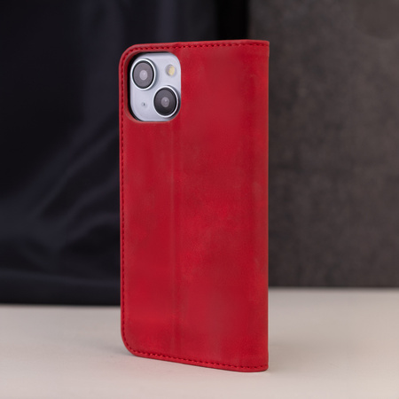 Etui Smart Suede do iPhone 7 / 8 / SE 2020 / SE 2022 czerwone