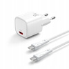 MCDODO SZYBKA ŁADOWARKA SIECIOWA ZASILACZ DO IPHONA TYP C USB-C 20W KABEL