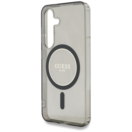 GUESS ETUI GLITTER CIRCLE CLASSIC LOGO DO MAGSAFE DO SAMSUNG GALAXY S25