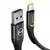 Mcdodo phone cable, USB-C, high-speed, USB-C,LED,QC 4.0, 1m , CA-7960
