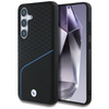 Etui BMW Leather Textured and Smooth     MagSafe do Samsung Galaxy S25 czarny