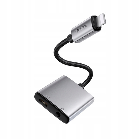 MCDODO Lightning Mini-Klinkenadapter 3,5-mm-Kabel für iPhone 13 und 14