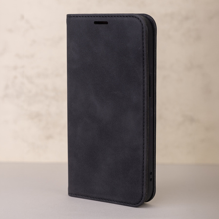 Etui Smart Suede do Motorola Moto E14 / G24 / G04 / G04S czarne