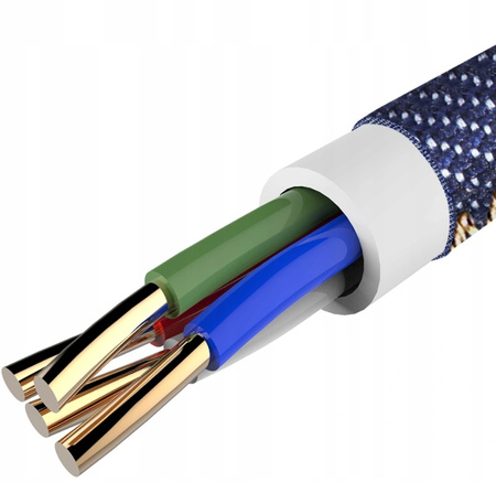 Mcdodo, cablu scurt, breloc, blugi, USB C, QC, 15 cm cu împletiturã