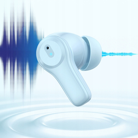 Mcdodo Headphones, Wireless, In-ear, with case, ENC, Blue