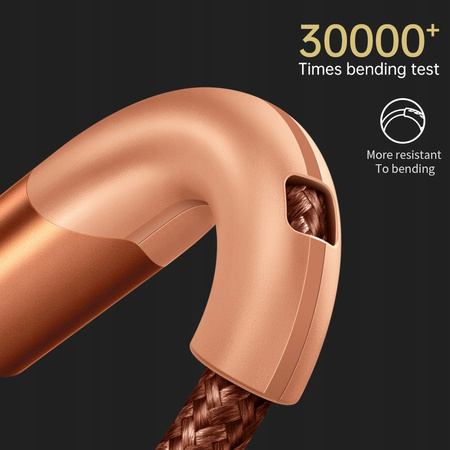 Cablu de telefon, încãrcare rapidã, USB-C, USB, 1m, QC 4.0, LED, portocaliu, Mcdodo