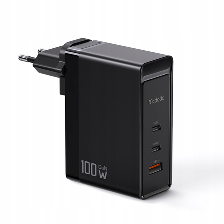 Ładowarka do telefonu, do laptopa, GAN, Szybka, USB-C PD, USB-A, QC, 100W, Uniwersalna, Mcdodo